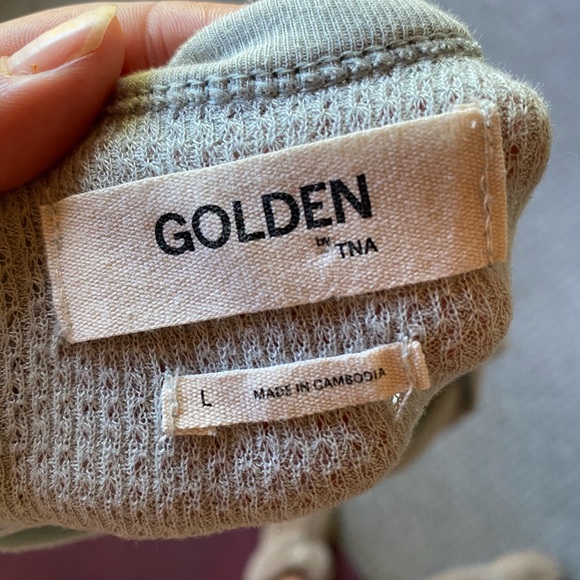 Aritzia TNA Golden Alder Thermal Long Sleeve Mint - Picture 7 of 8